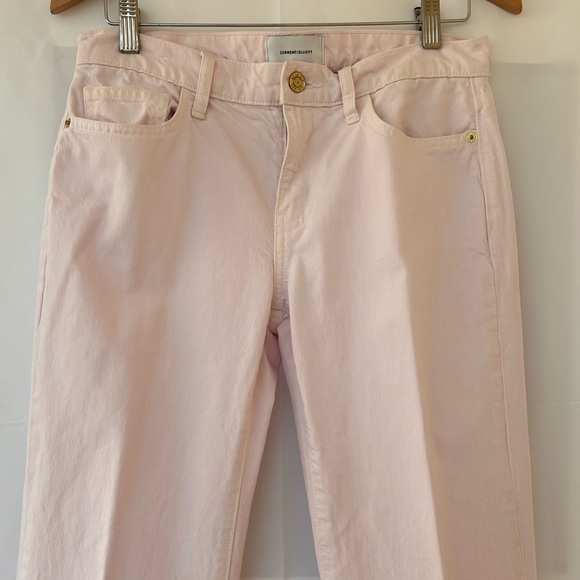 Current/Elliott The Wray Wide Leg Jeans Pink NWOT - Picture 10 of 11